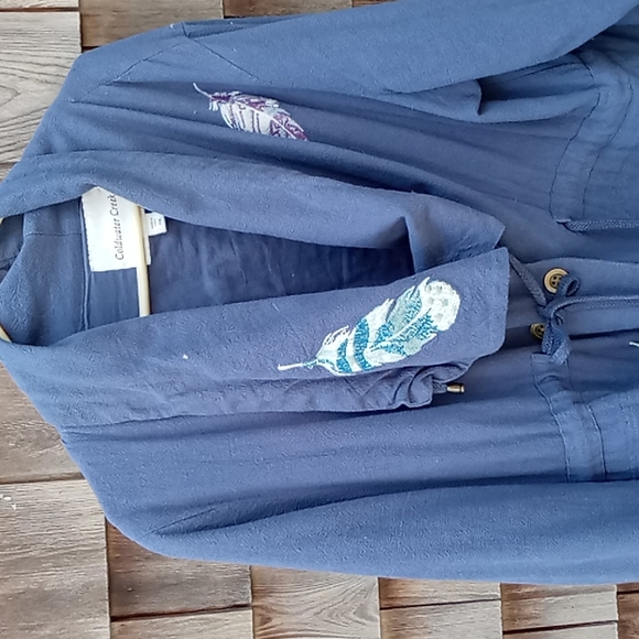 Cold Water Creek spring / fall coat - Picture 2 of 7